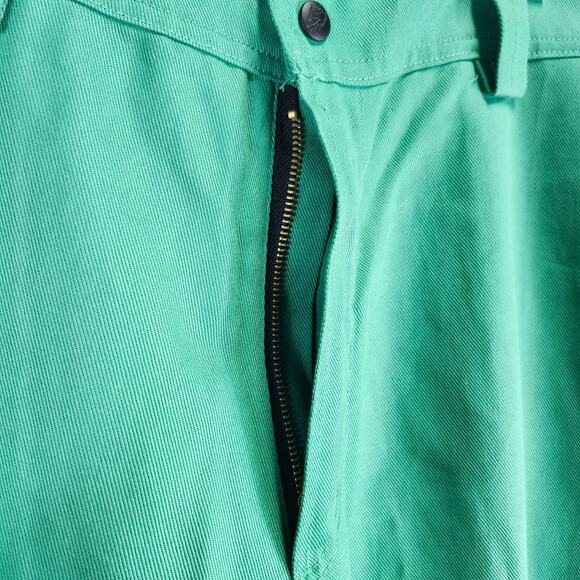 Men's Black Stallion Flame Resistant Cotton Work Pants 34W X 32 Green - Picture 5 of 7